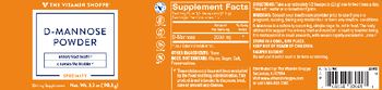 The Vitamin Shoppe D-Mannose Powder - supplement