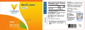 The Vitamin Shoppe Devil?s Claw 510 mg - supplement