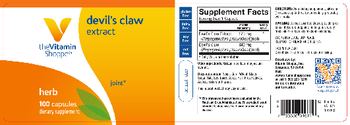 The Vitamin Shoppe Devil's Claw Extract - supplement