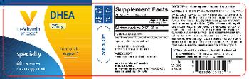 The Vitamin Shoppe DHEA 25 mg - supplement