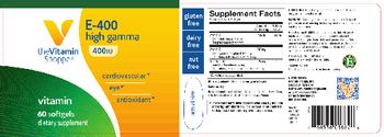 The Vitamin Shoppe E-400 High Gamma 400 IU - supplement