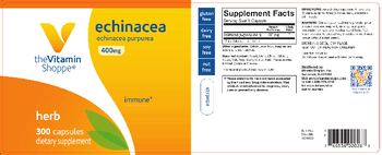 The Vitamin Shoppe Echinacea 400 mg - supplement