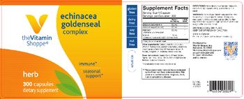 The Vitamin Shoppe Echinacea Goldenseal Complex - supplement