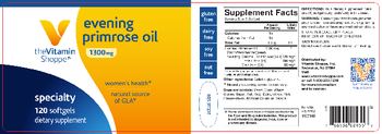 The Vitamin Shoppe Evening Primrose Oil 1300 mg - supplement