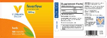The Vitamin Shoppe Feverfew 380 mg - supplement