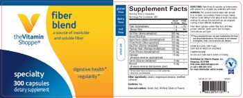 The Vitamin Shoppe Fiber Blend - supplement