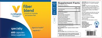The Vitamin Shoppe Fiber Blend - supplement