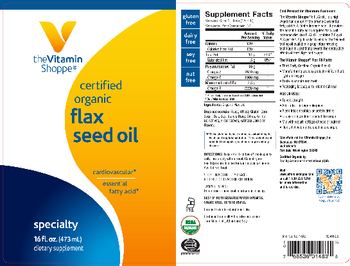 The Vitamin Shoppe Flax Seed Oil - supplement