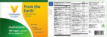 The Vitamin Shoppe From The Earth - supplement
