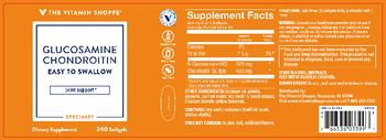 The Vitamin Shoppe Glucosamine Chondroitin - supplement