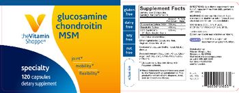 The Vitamin Shoppe Glucosamine Chondroitin MSM - supplement