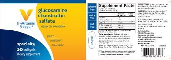 The Vitamin Shoppe Glucosamine Chondroitin Sulfate - supplement
