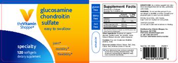 The Vitamin Shoppe Glucosamine Chondroitin Sulfate - supplement