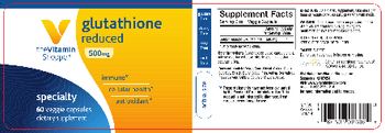 The Vitamin Shoppe Glutathione Reduced 500 mg - supplement