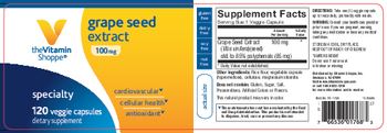 The Vitamin Shoppe Grape Seed Extract 100 mg - supplement