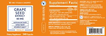 The Vitamin Shoppe Grape Seed Extract 60 mg - supplement