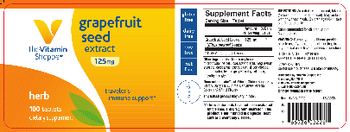 The Vitamin Shoppe Grapefruit Seed Extract 125 mg - supplement