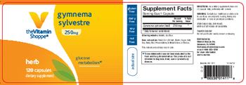 The Vitamin Shoppe Gymnema Sylvestre 250 mg - supplement
