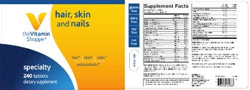 The Vitamin Shoppe Hair, Skin And Nails - supplement