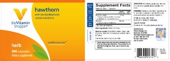 The Vitamin Shoppe Hawthorn - supplement