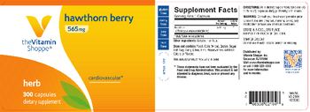 The Vitamin Shoppe Hawthorn Berry 565 mg - supplement