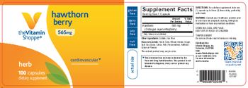 The Vitamin Shoppe Hawthorn Berry 565 mg - supplement