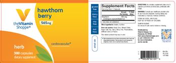 The Vitamin Shoppe Hawthorn Berry 565 mg - supplement