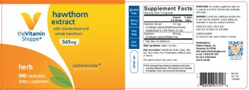 The Vitamin Shoppe Hawthorn Extract 565 mg - supplement