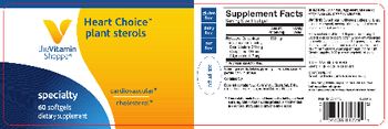 The Vitamin Shoppe Heart Choice Plant Sterols - supplement