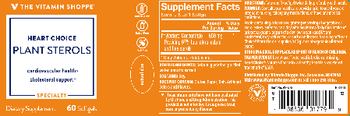 The Vitamin Shoppe Heart Choice Plant Sterols - supplement