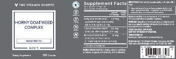 The Vitamin Shoppe Horny Goat Weed Complex - supplement