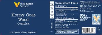 The Vitamin Shoppe Horny Goat Weed Complex - supplement