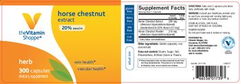 The Vitamin Shoppe Horse Chestnut Extract - supplement
