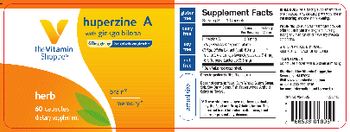 The Vitamin Shoppe Huperzine A With Ginkgo Biloba - supplement