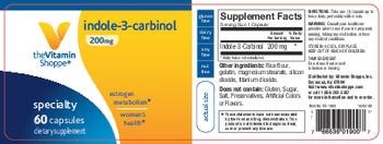 The Vitamin Shoppe Indole-3-Carbinol 200 mg - supplement