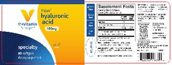 The Vitamin Shoppe Injuv Hyaluronic Acid 140 mg - supplement