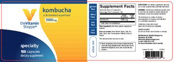 The Vitamin Shoppe Kombucha 1000mg - supplement