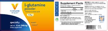 The Vitamin Shoppe L-Glutamine Powder 4.5 g - supplement