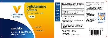 The Vitamin Shoppe L-Glutamine Powder 4.5 g - supplement