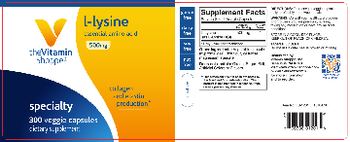 The Vitamin Shoppe L-Lysine 500 mg - supplement