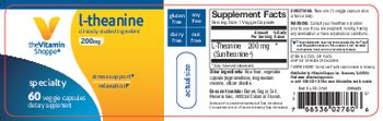 The Vitamin Shoppe L-Theanine 200 mg - supplement