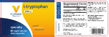 The Vitamin Shoppe L-Tryptophan 500 mg - supplement