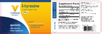 The Vitamin Shoppe L-Tyrosine 500 mg - supplement