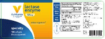 The Vitamin Shoppe Lactase Enzyme 125mg - supplement
