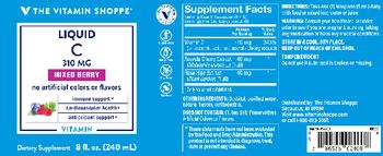 The Vitamin Shoppe Liquid C 310 mg Mixed Berry - supplement