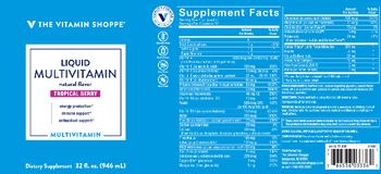 The Vitamin Shoppe Liquid Multivitamin Tropical Berry - supplement
