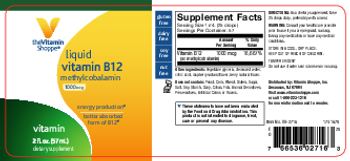The Vitamin Shoppe Liquid Vitamin B12 1000 mcg - supplement