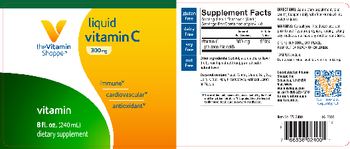 The Vitamin Shoppe Liquid Vitamin C 300 mg - supplement