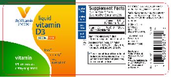 The Vitamin Shoppe Liquid Vitamin D3 5000 IU Citrus - supplement