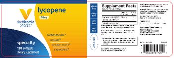 The Vitamin Shoppe Lycopene 10mg - supplement